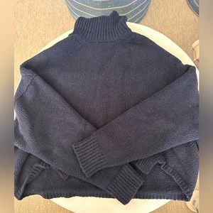 Golden Goose Dark Navy Funnel Neck Sweater